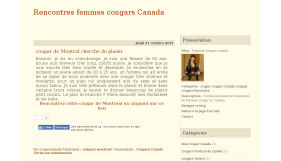 Femmes cougars canada