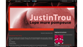 Le blog de Justintrou, lope pompeuse